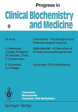 calcitonins a physiological and pharmacological aspects mafosfamide a a derivative of 4