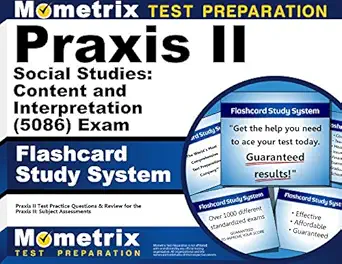 praxis ii social studies content and interpretation exam flashcard study system praxis ii test practice