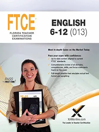 2017 ftce english 6 12 1st edition sharon a wynne 1607874636, 978-1607874638