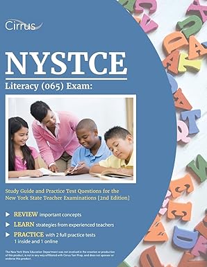 nystce literacy exam study guide and practice test questions for the new york state teacher examinations 1st