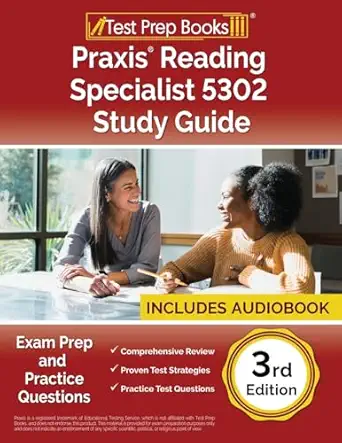 praxis reading specialist 5302 study guide exam prep and practice questions 1st edition lydia morrison