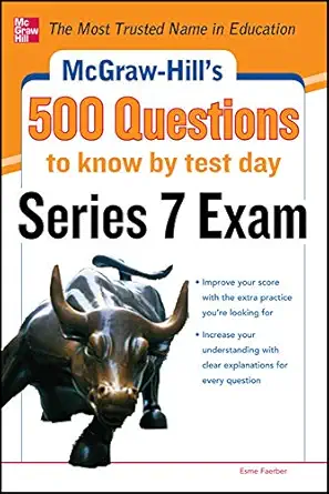 mcgraw hills 500 series 7 exam questions to know by test day 1st edition esme e faerber 0071789782,