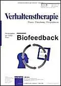 biofeedback verhaltenstherapie band 10 no 4 herausgeber 1st edition m fichter 3805571712, 978-3805571715