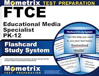 ftce educational media specialist pk 12 flashcard study system ftce subject test practice questions and exam