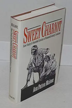 sweet chariot slave family and household structure in nineteenth century louisiana 1st edition ann patton
