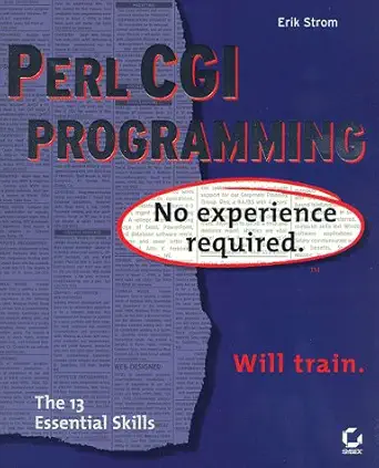 perl cgi programming no experience required 1st edition erik strom 0782121578, 978-0782121575
