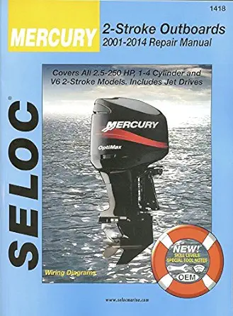 mercury and mariner outboards 2001 2014 all 2 stroke models 1st edition seloc 0893300675, 978-0893300678