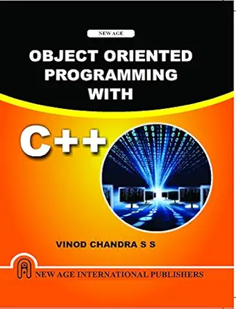 object oriented programming with c++ 1st edition vinod s s chandra 8122440533, 978-8122440539