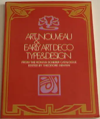 art nouveau and early art deco type and design from the roman scherer catalogue 1st edition roman scherer a g