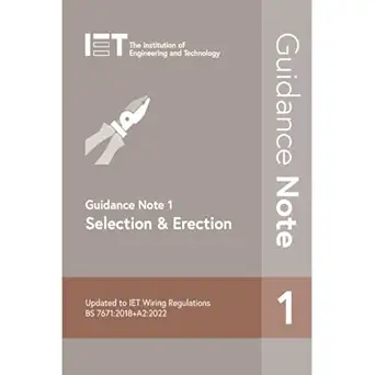 guidance note 1 selection and erection 1st edition the institution of engineering and technology 1839532300,
