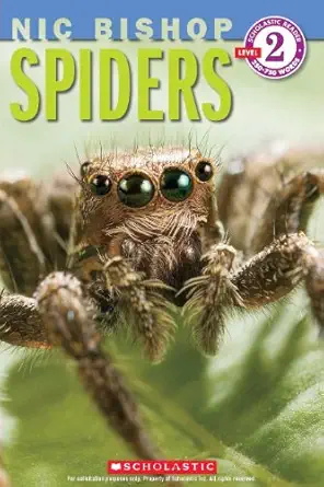 spiders 1st edition nic bishop 0545237572, 978-0545237574