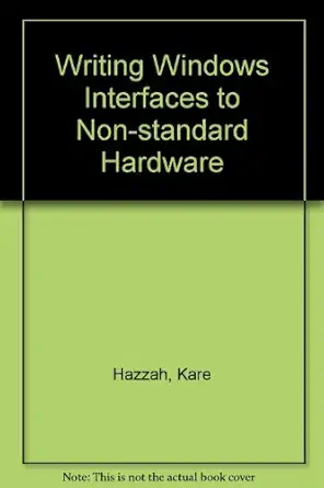 writing windows vxds and device drivers/book and disk 1st edition karen hazzah 0131001817, 978-0131001817