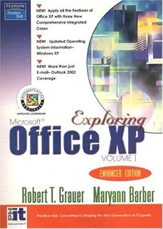 exploring office xp vol 2 1st edition robert t grauer ,maryann barber ,maryann t barber 013142954x,