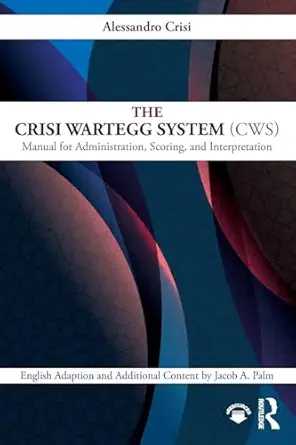 the crisi wartegg system 1st edition alessandro crisi ,jacob a palm 1138566888, 978-1138566880