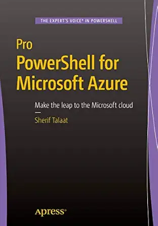 pro powershell for microsoft azure 1st edition sherif talaat 1484206665, 978-1484206669