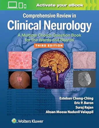 comprehensive review in clinical neurology a multiple choice question book for the wards and boards print +