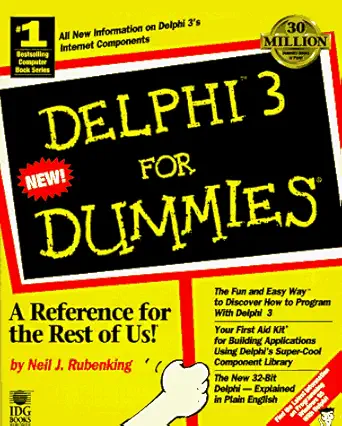delphi 3 for dummies 1st edition neil j rubenking 0764501798, 978-0764501791