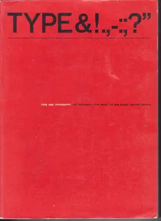 type and typography the designers type book 1st edition ben rosen 0442270208, 978-0442270209