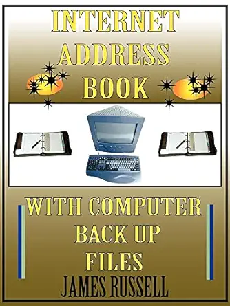 internet address book with computer back up files professional version 1st edition reader in cognitive