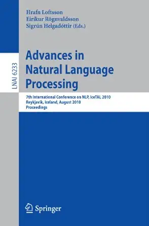 advances in natural language processing 7th international conference on nlp icetal 2010 reykjavik iceland