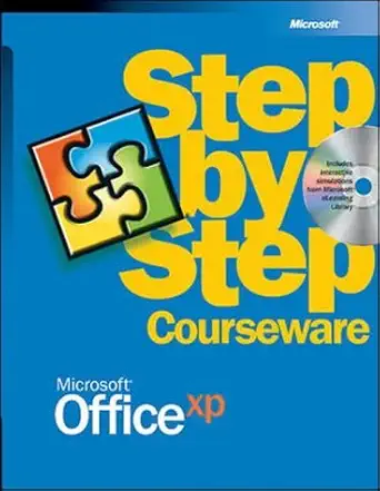 microsoft office xp step by step courseware 1st edition microsoft corporation 0072955279, 978-0072955279