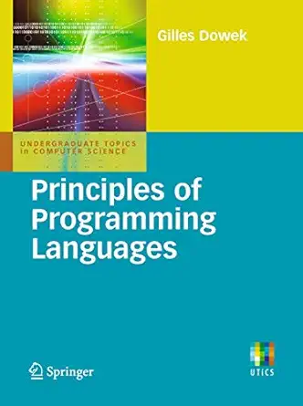 principles of programming languages 1st edition gilles dowek 1848820313, 978-1848820319