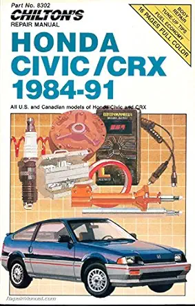 chiltons repair manual honda civic/crx 1984 91 all u s and canadian models of honda civic and crx 1st edition