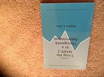 manual for using the mmpi 2 as a therapeutic intervention 1st edition stephen e finn 0816628858,