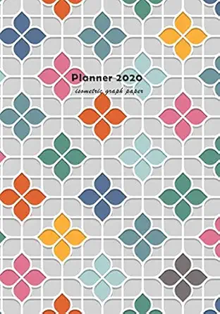 planner 2020 isometric graph paper year organizer + habit tracker with isometric paper for technology 3d