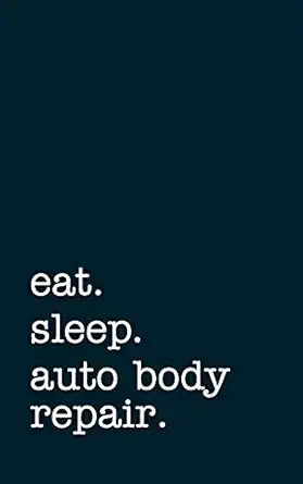 eat sleep auto body repair lined notebook eat sleep bass lined notebook 1st edition mithmoth 1728871395,