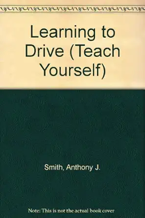 learning to drive typb 1st edition anthony j smith 0340329785, 978-0340329788