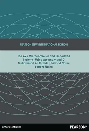 avr microcontroller and embedded systems pearson new intern 1st edition muhammad mazidi 1292042567,