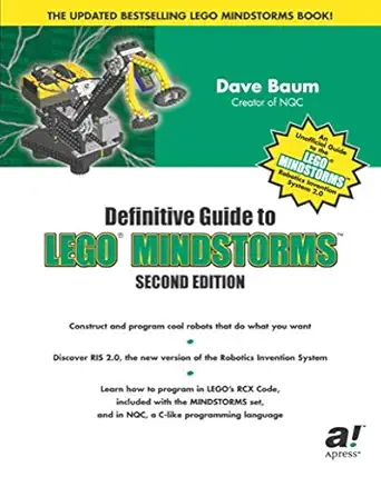 dave baums definitive guide to lego mindstorms 1st edition dave baum 1590590635, 978-1590590638