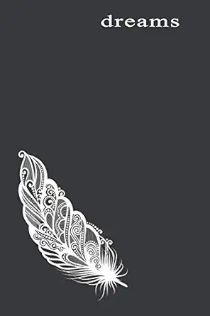 night dream journal guided workbook for lucid dreaming a dream catcher decorative feather 1st edition red dot