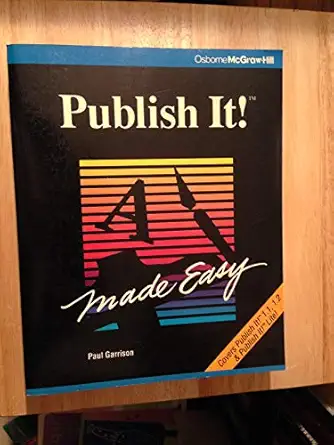 publish it made easy 1st edition paul garrison 0078816157, 978-0078816154