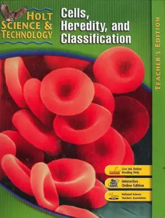 holt science and technology cells heredity and classification short course c 1st edition linda ruth berg