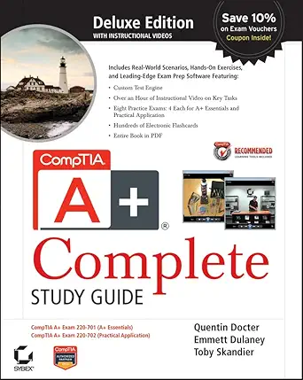 comptia a+ complete deluxe study guide exams 220 701 and 220 702 1st edition quentin docter ,emmett dulaney