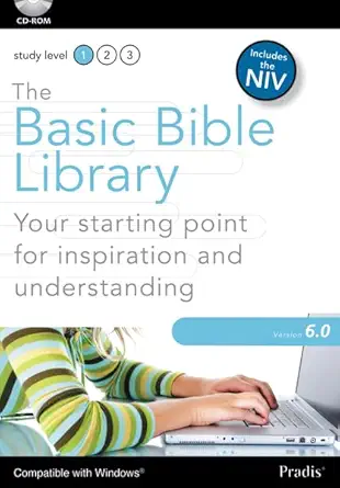 basic bible library 6 0 for windows 1st edition zondervan 0310941288, 978-0310941286