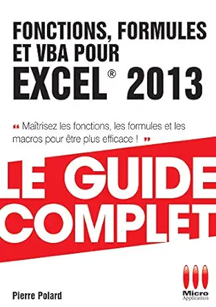 guide complet fonctions formules excel 2013 1st edition jean paul mesters 282240240x, 978-2822402408