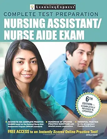 nursing assistant/nurse aide exam 1st edition learning express editors 1611030625, 978-1611030624