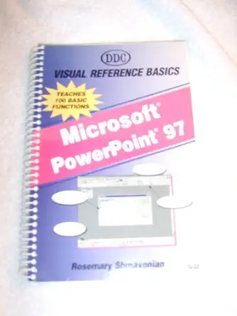 microsoft powerpoint 97 1st edition rosemary schmavonian 1562434373, 978-1562434373