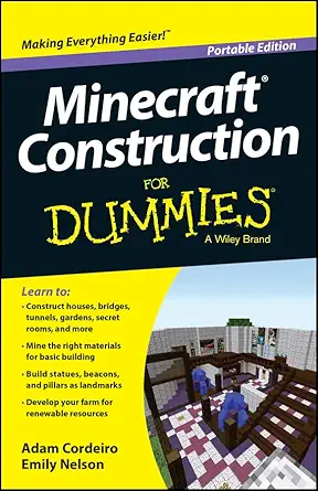 minecraft construction for dummies 1st edition adam cordeiro ,emily nelson 1118968409, 978-1118968406