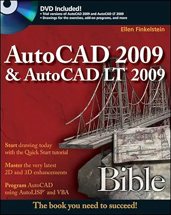 autocad 2009 and autocad lt 2009 bible 1st edition ellen finkelstein 0470260173, 978-0470260173
