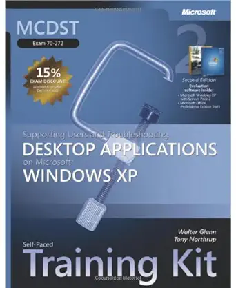 mcdst self paced training kit supporting users and troubleshooting desktop applications on microsofta