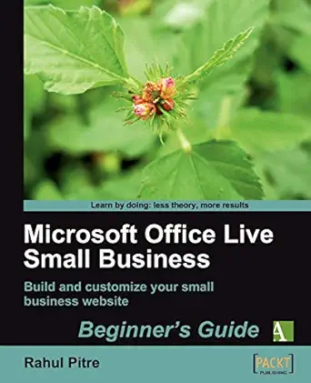 microsoft office live small business beginners guide 1st edition rahul pitre 1847198740, 978-1847198747