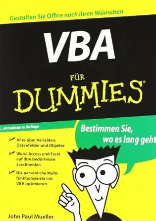 vba fa 1/4r dummies 1st edition john paul mueller ,frank geisler 3527703810, 978-3527703814