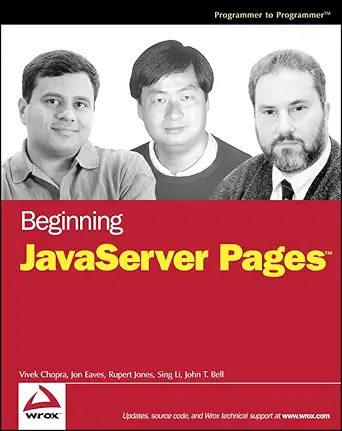 beginning javaserver pages 1st edition vivek chopra ,jon eaves ,rupert jones ,sing li ,john t bell