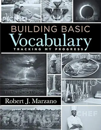 building basic vocabulary tracking my progress 1st edition robert j marzano 1943360170, 978-1943360178