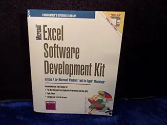 microsoft excel software development kit version 4 for microsoft windows and the apple macintosh/book and