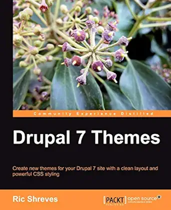 drupal 7 themes 1st edition ric shreves 1849512760, 978-1849512763
